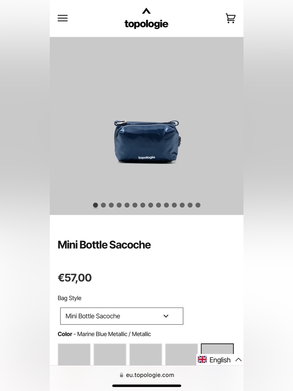 Topologie Mini Bottle Sacoche